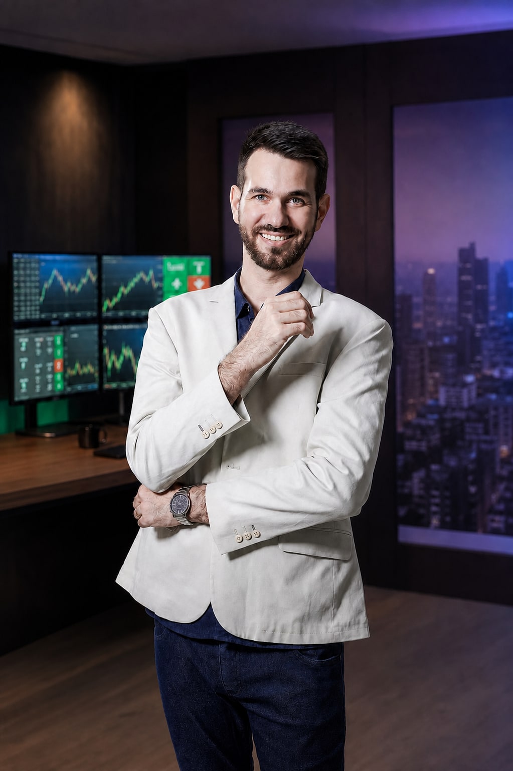 Paulo Ariel no ambiente do Smart Money Club